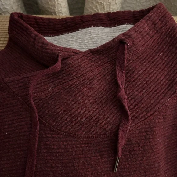 Women’s Wrapped neck drawstring pullover - Picture 2 of 5